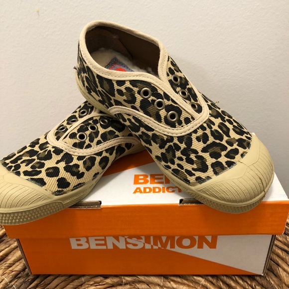 Leopard elasticized cloth sneakers - Elly - Picture 5 of 6